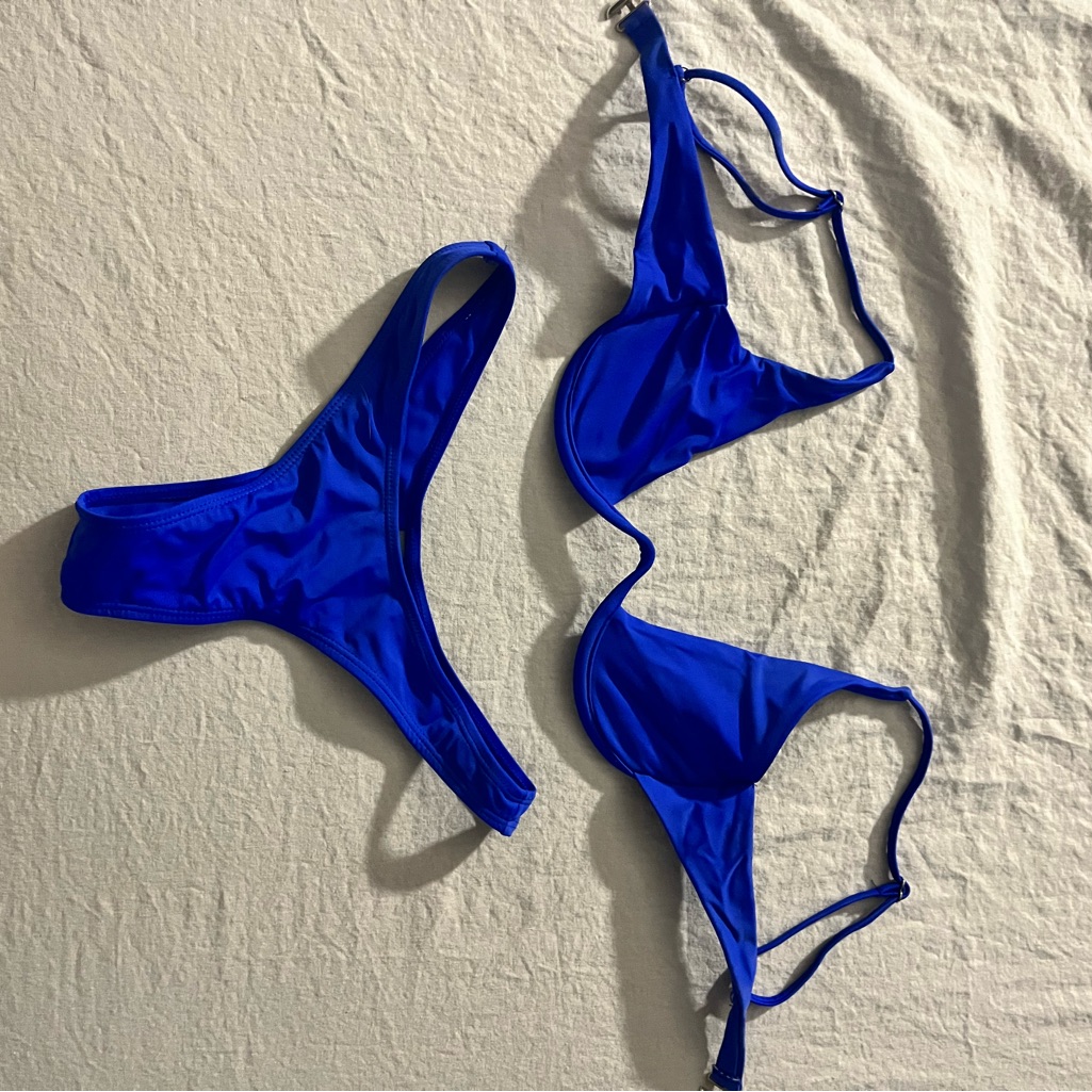 Zaful Royal Blue Bikini Set